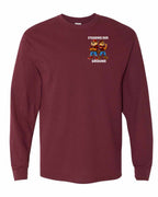 Standing Our Ground Left Chest Long Sleeve in Maroon