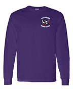 Canadian Bomb Squad Cropped Left Chest and Back Long Sleeve in Purple