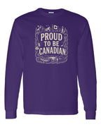 Proud To Be Canadian Folk   Long Sleeve - Unisex