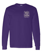 Proud To Be Canadian Folk Left Chest and Back  Long Sleeve - Unisex
