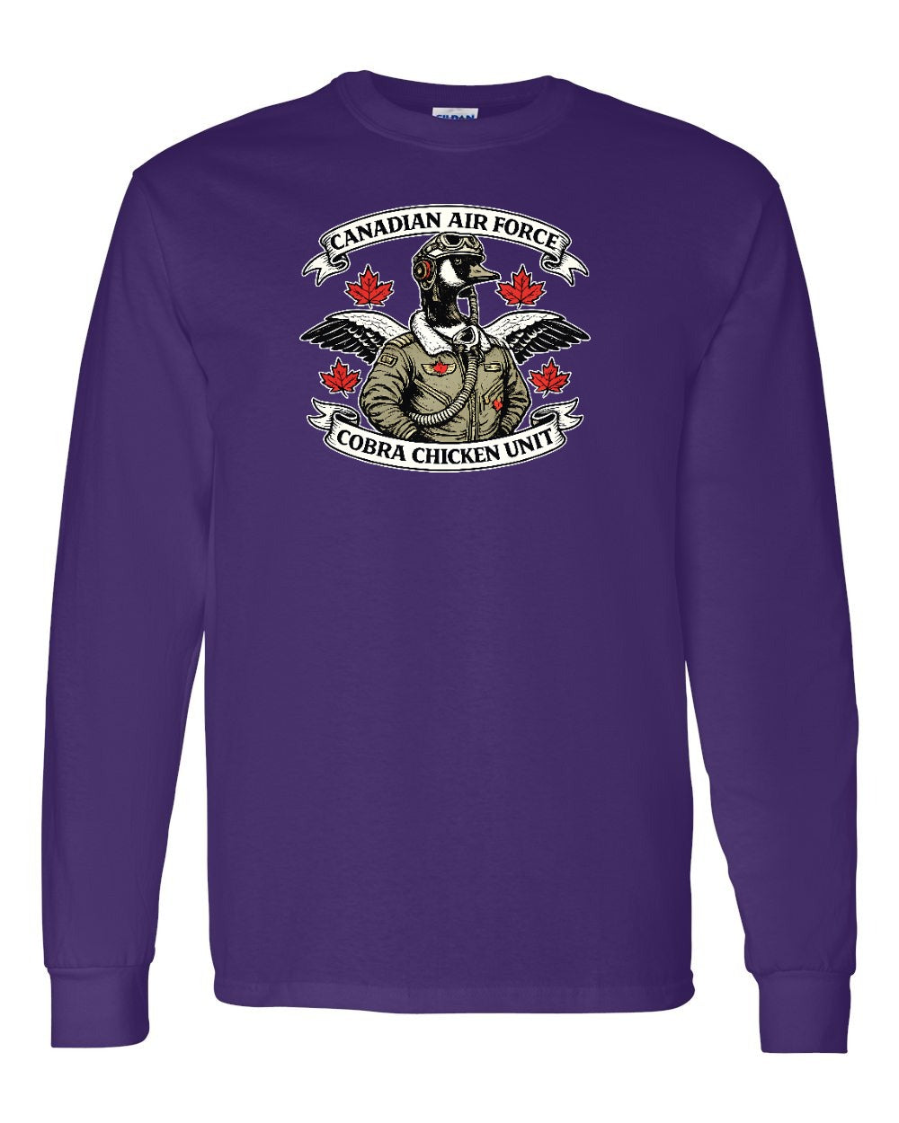 Cobra Chicken Air Force Long Sleeve in Purple