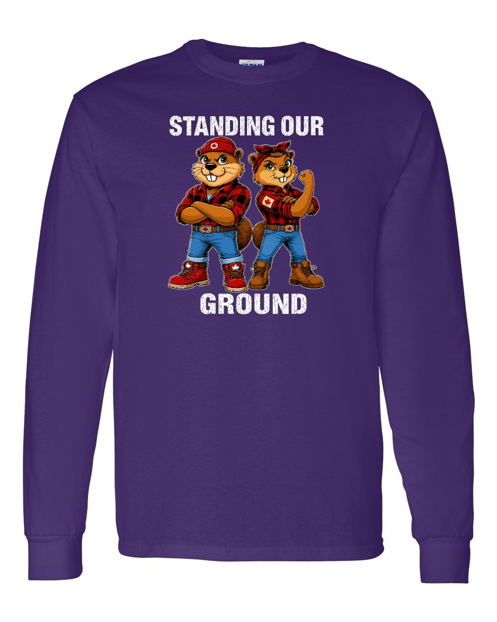 Standing Our Ground Long Sleeve in Purple
