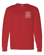 Proud To Be Canadian Folk Left Chest and Back  Long Sleeve - Unisex