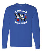 Canadian Bomb Squad Cropped Long Sleeve in Royal