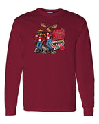 Mean and Nasty New Full Front Long Sleeve in Cardinal Red