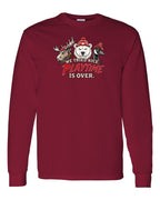 We Tried Nice New Full Front Long Sleeve in Cardinal Red