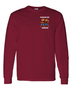 Standing Our Ground Left Chest Long Sleeve in Cardinal Red