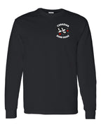 Canadian Bomb Squad Cropped Left Chest and Back Long Sleeve in Black