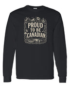 Proud To Be Canadian Folk   Long Sleeve - Unisex