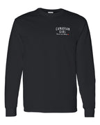 Canadian Girl Forever and Always Left Chest  Long Sleeve - Unisex
