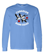 Canadian Bomb Squad Cropped Long Sleeve in Carolina Blue