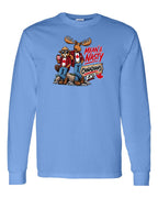 Mean and Nasty New Full Front Long Sleeve in Carolina Blue
