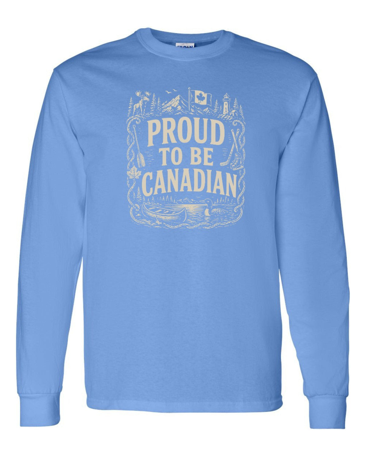 Proud To Be Canadian Folk   Long Sleeve - Unisex