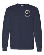 Canadian Bomb Squad Cropped Left Chest and Back Long Sleeve in Navy
