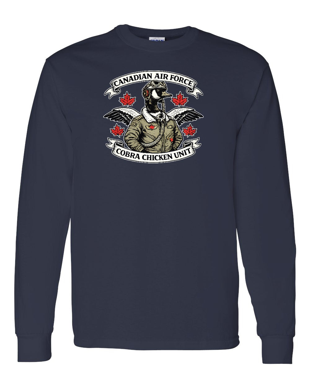 Cobra Chicken Air Force Long Sleeve in Navy
