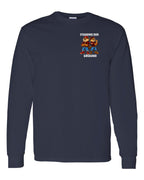 Standing Our Ground Left Chest Long Sleeve in Navy