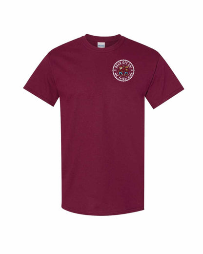 Back off Eh, We Tried Nice Left Chest Men's Tee - Gildan Canada (sewn Internationally)