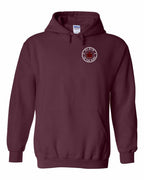 Plaid to the Bone Circle Leaf Left Chest Pullover