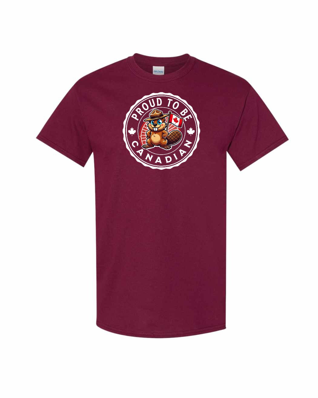 Proud to be Canadian Beaver Full Men's Tee