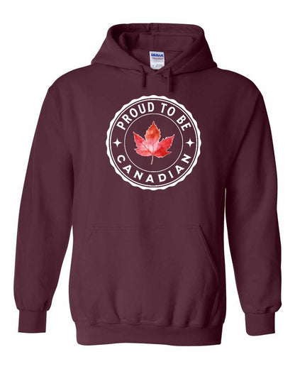 Proud to be Canadian leaf Pullover Hoodie