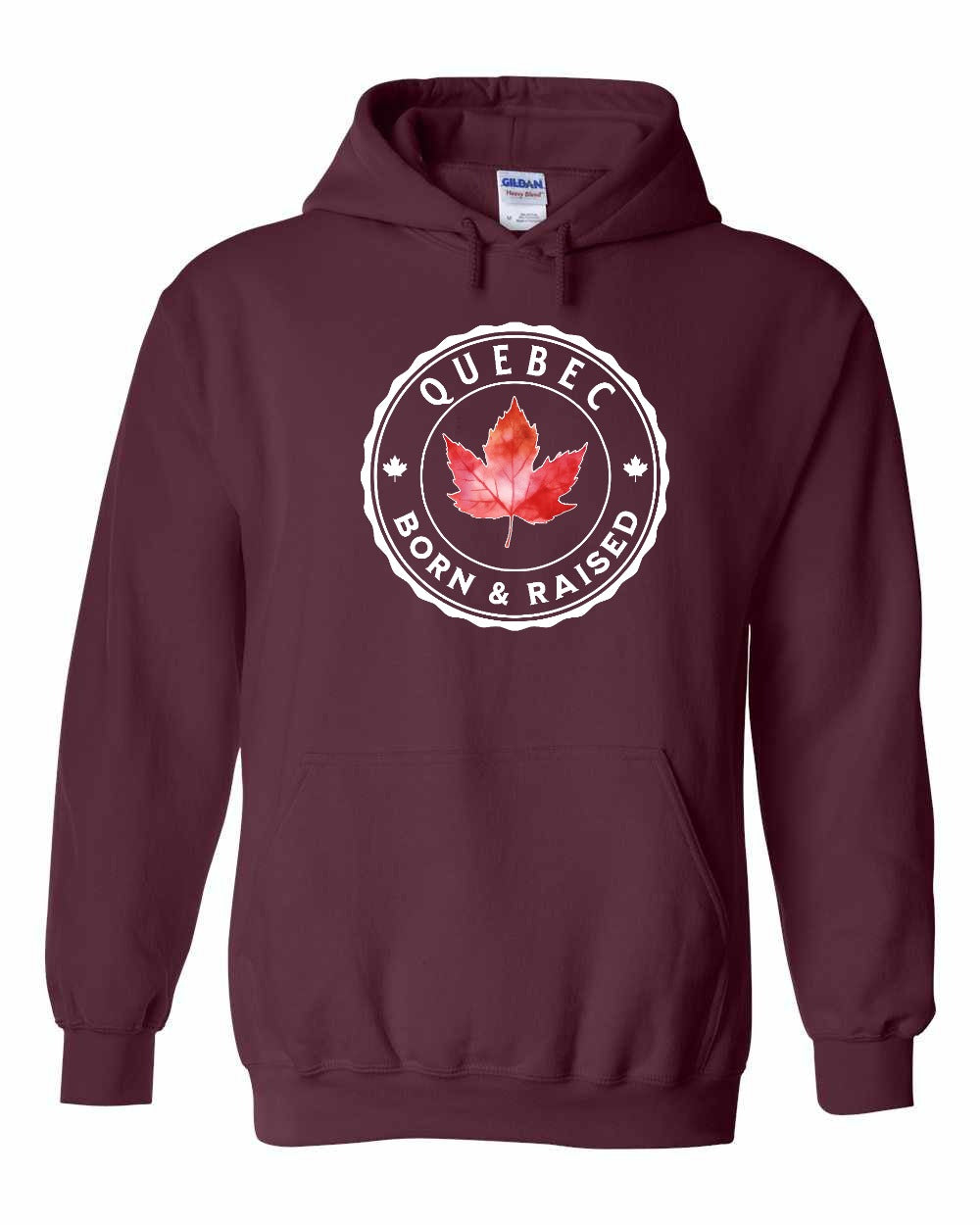 Born and Raised Quebec Full Pullover - Gildan Canada (sewn Internationally)