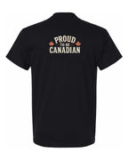 Proud To Be Canadian Sign Left Chest and Back  Men's Tee
