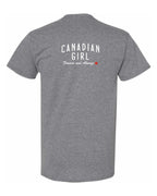 Canadian Girl Forever and Always Left Chest and Back  Men's Tee