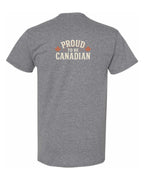 Proud To Be Canadian Sign Left Chest and Back  Men's Tee