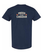 Proud To Be Canadian Sign Left Chest and Back  Men's Tee