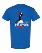 Lake Patrol Left Chest and Back Men's Tee in Royal - back