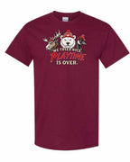We Tried Nice New Full Front Men's Tee in Maroon