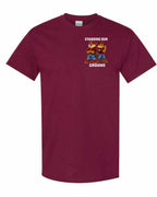 Standing Our Ground Left Chest Men's Tee in Maroon