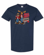 Mean and Nasty New Full Front Men's Tee in Navy