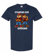 Standing Our Ground Men's Tee in Navy