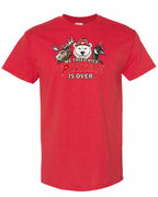 We Tried Nice New Full Front Men's Tee in Red