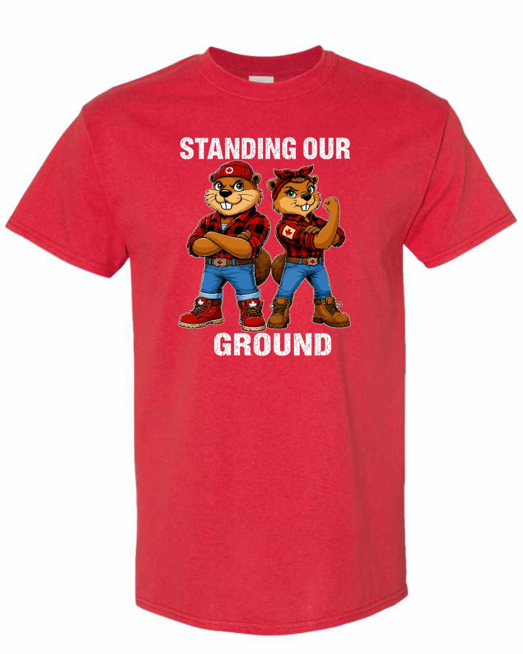Standing Our Ground Men's Tee in Red