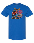 Mean and Nasty New Full Front Men's Tee in Royal