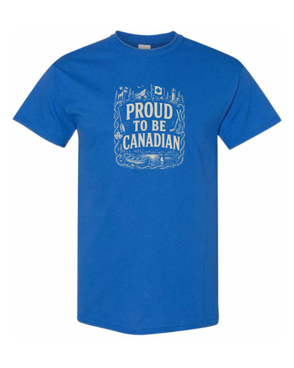 Proud To Be Canadian Folk   Men's Tee