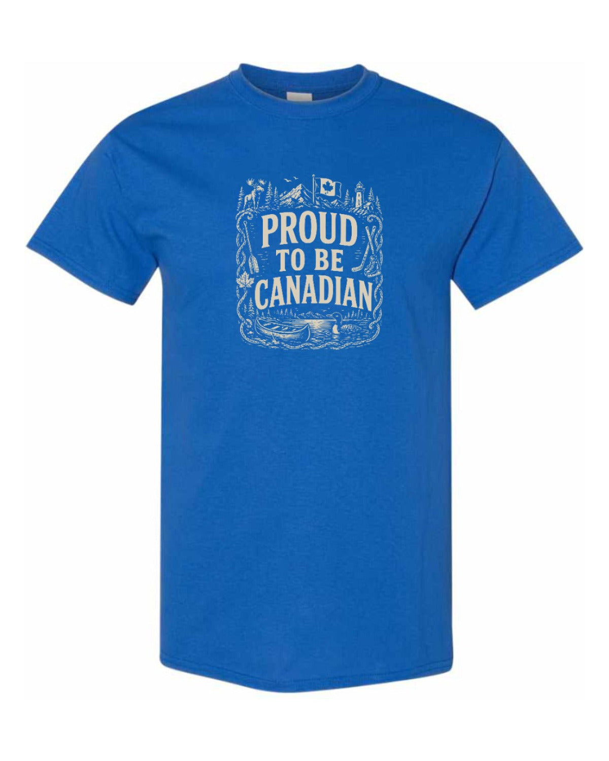 Proud To Be Canadian Folk   Men's Tee