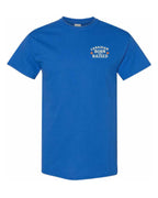 Canadian Born & Raised Sign  Left Chest and Back  Men's Tee