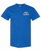 Proud To Be Canadian Sign Left Chest  Men's Tee