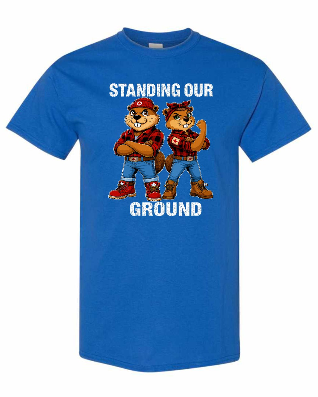 Standing Our Ground Men's Tee in Royal
