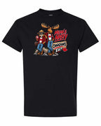 Mean and Nasty New Full Front Men's Tee in Black