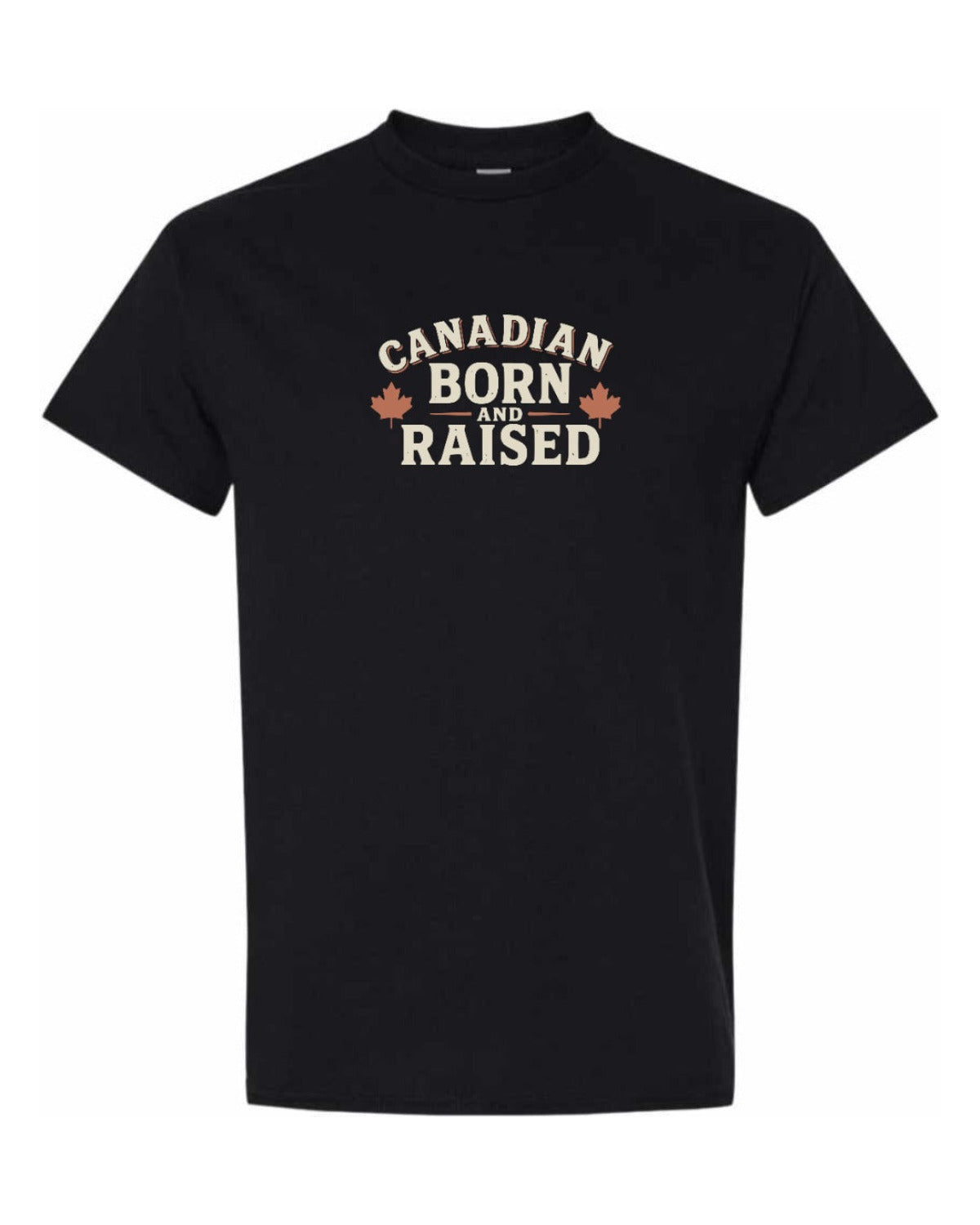 Canadian Born & Raised Sign   Men's Tee