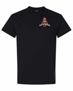 Dam Neighbours Left Chest and Back Men's Tee in Black