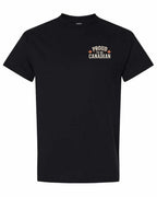 Proud To Be Canadian Sign Left Chest  Men's Tee