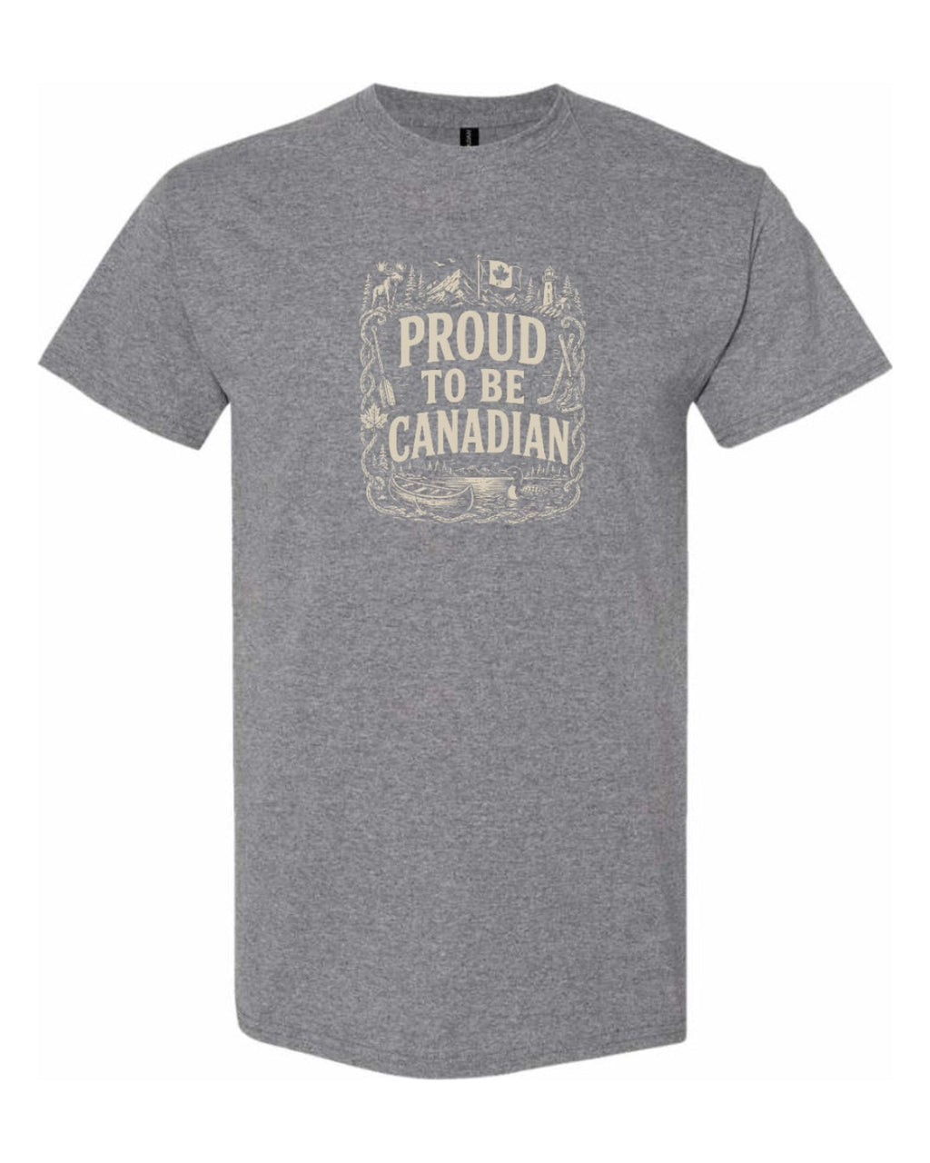 Proud To Be Canadian Folk   Men's Tee