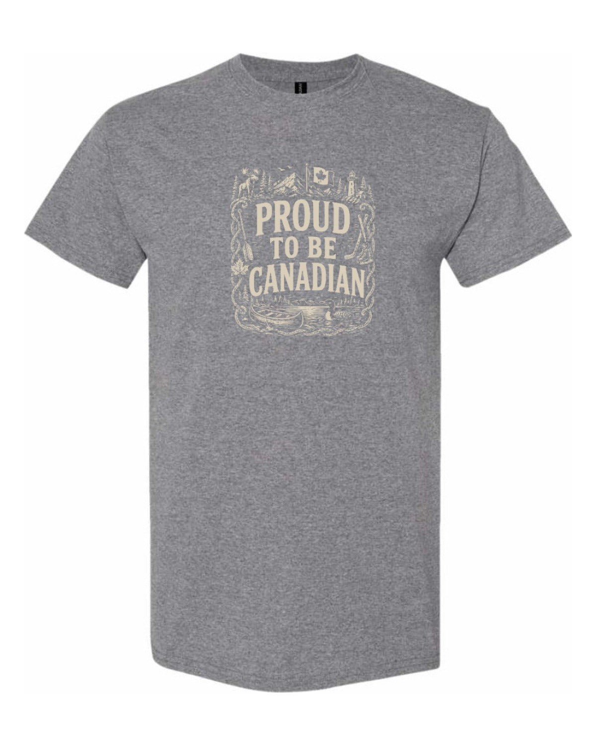 Proud To Be Canadian Folk   Men's Tee