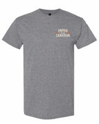 Proud To Be Canadian Sign Left Chest  Men's Tee