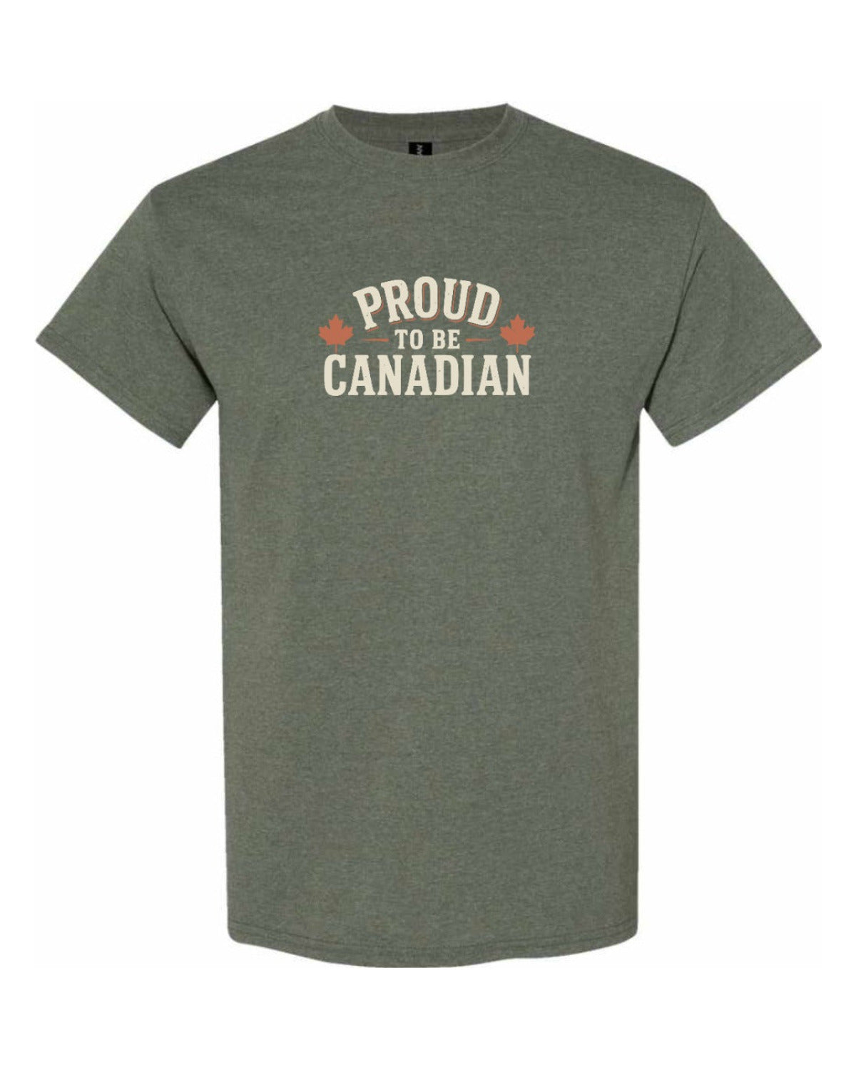 Proud To Be Canadian Sign   Men's Tee